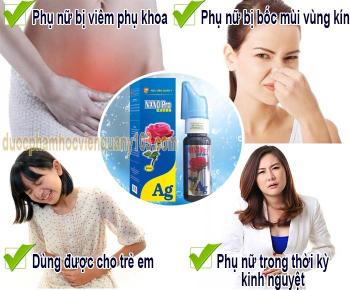 Nano Bạc HVQY-xịt vệ sinh vùng kín Phụ nữ
